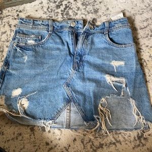 Zara denim skirt